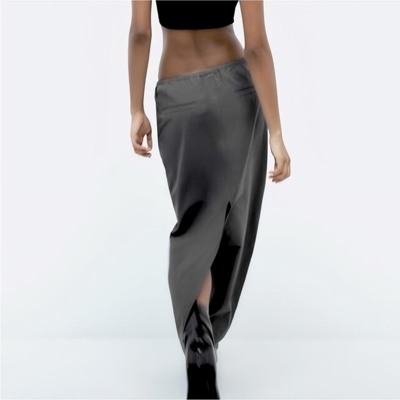 Zara Women's Gray Pencil Skirt - Picture 4 of 8